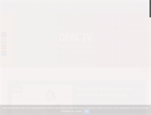 Tablet Screenshot of opaltv.fr